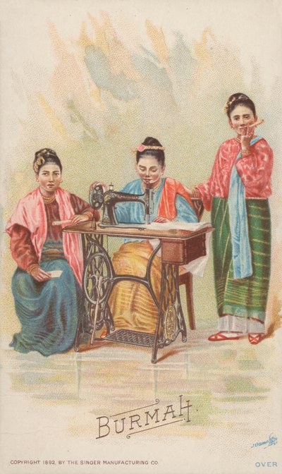 Nähmaschine, Burma von American School